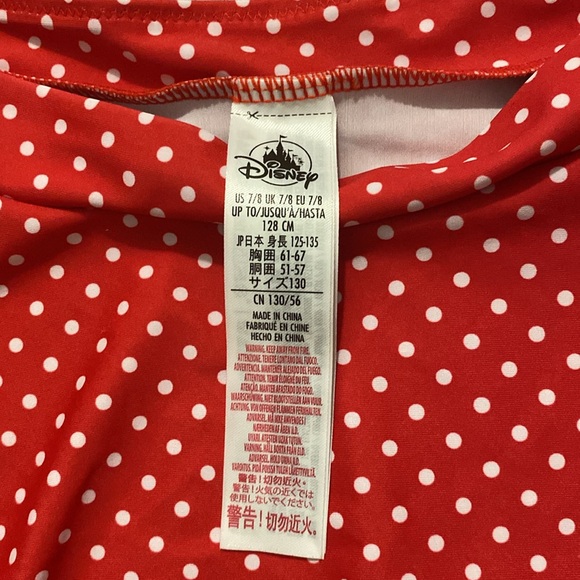 *BUNDLE* Disney Mini Mouse Bag and 3 piece swimwear size 7/8 - Picture 7 of 8